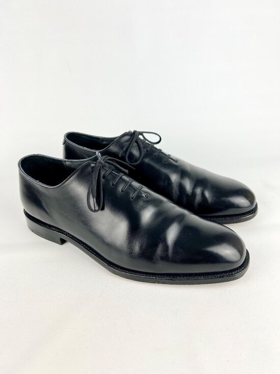 Tim Little Mens Lace Up Oxford Dress Shoes Black Sole 1 size UK 10.5 US 11.5 main image 10